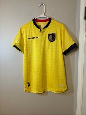 Ecuador Yellow National Team Soccer Jersey - Marathon